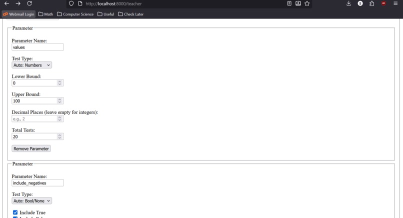 Autograder – screenshot 1