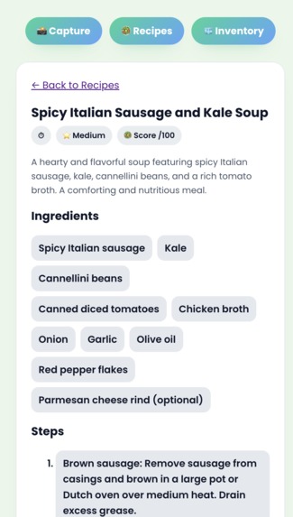 SousChef – screenshot 2
