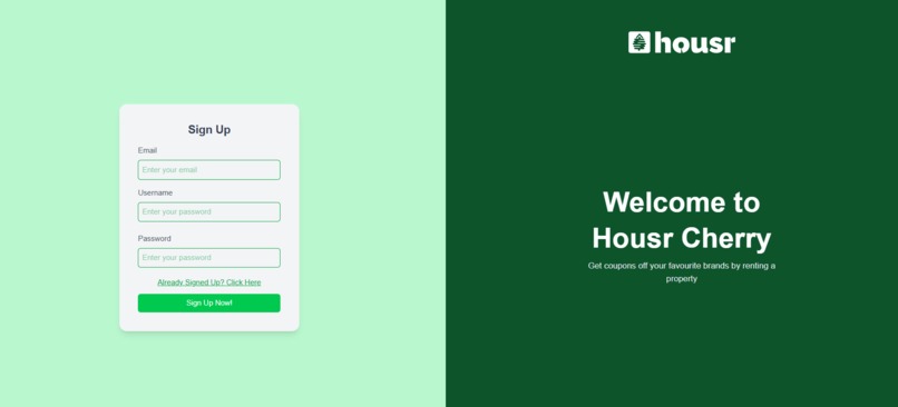 Housr Cherry Rewards Platform – screenshot 1