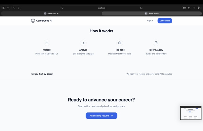 CareerLens.ai – screenshot 2