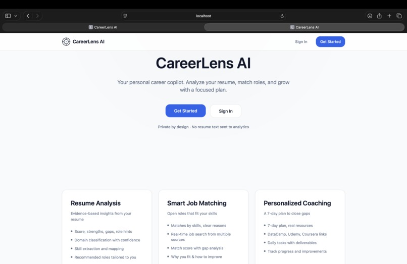 CareerLens.ai – screenshot 1