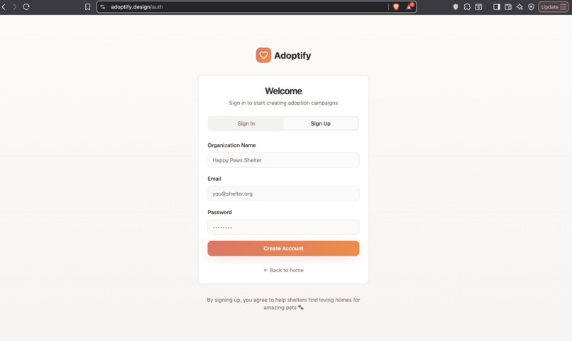 Adoptify – screenshot 4