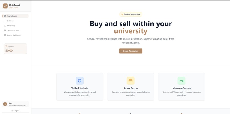 Restik and UniMarket – screenshot 2