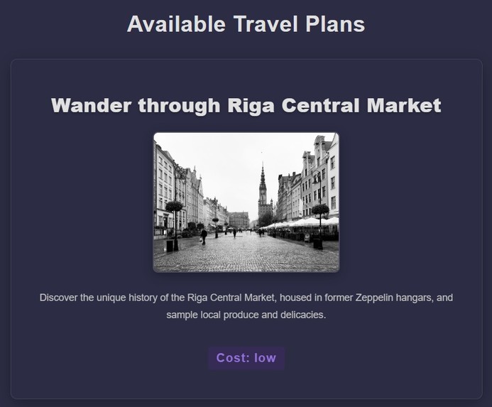 Travel Planner – screenshot 2