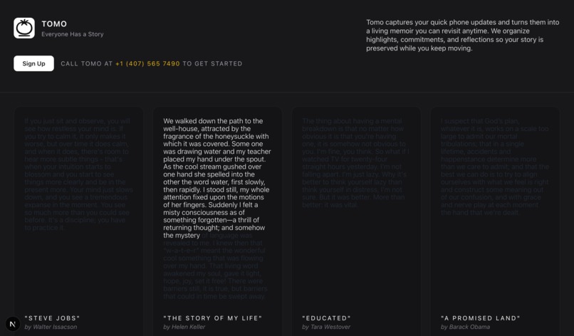 Tomo – screenshot 1