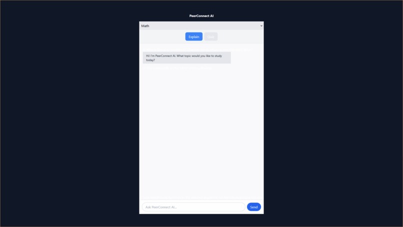 PeerConnect AI – screenshot 1