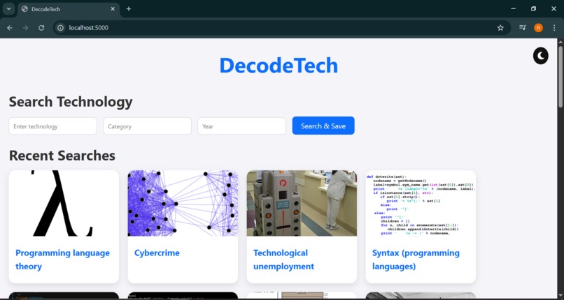 DecodeTech – screenshot 1