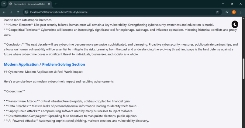 DecodeTech – screenshot 5