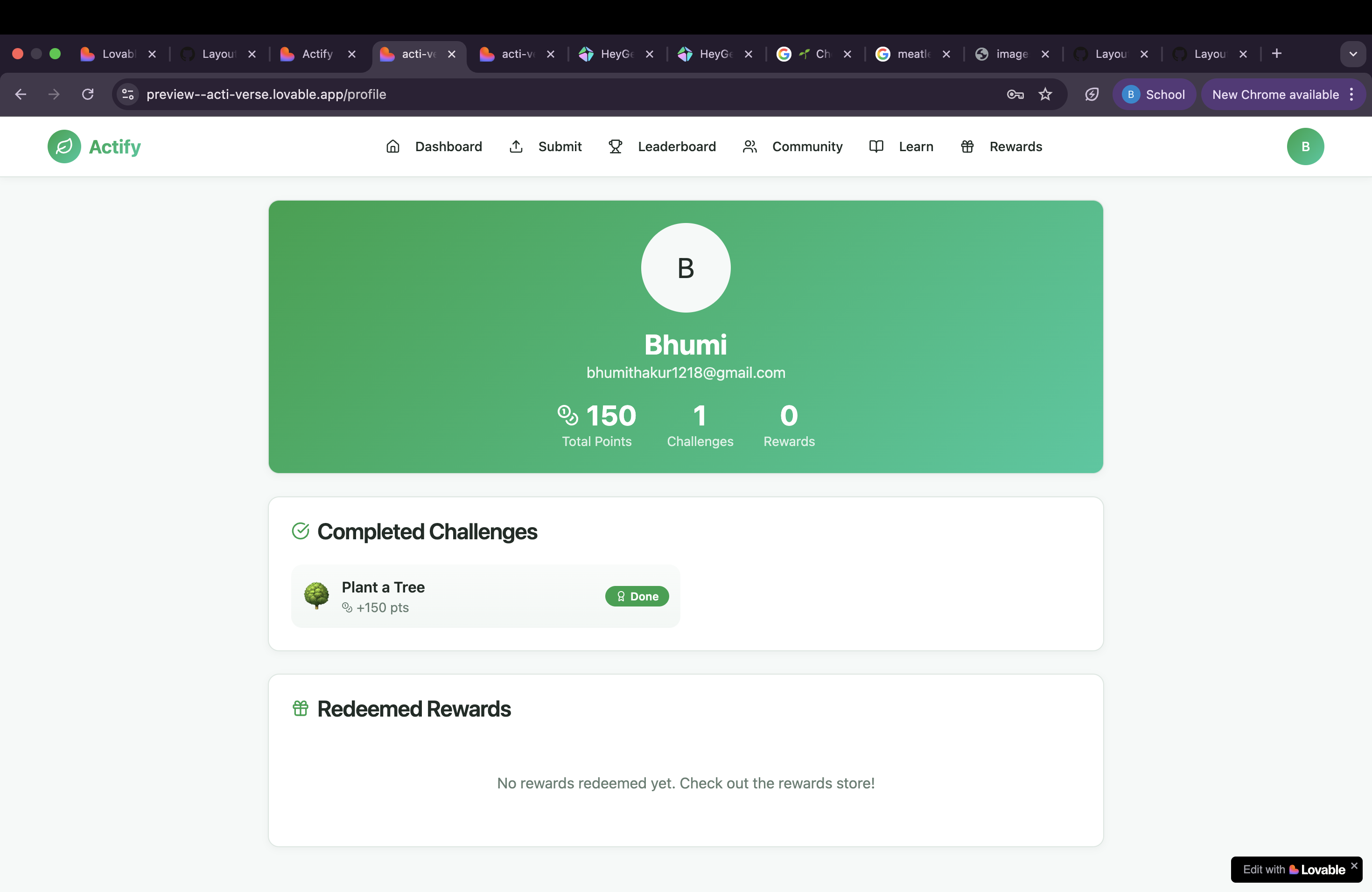 Actify – Climate Action Made Fun | Devpost