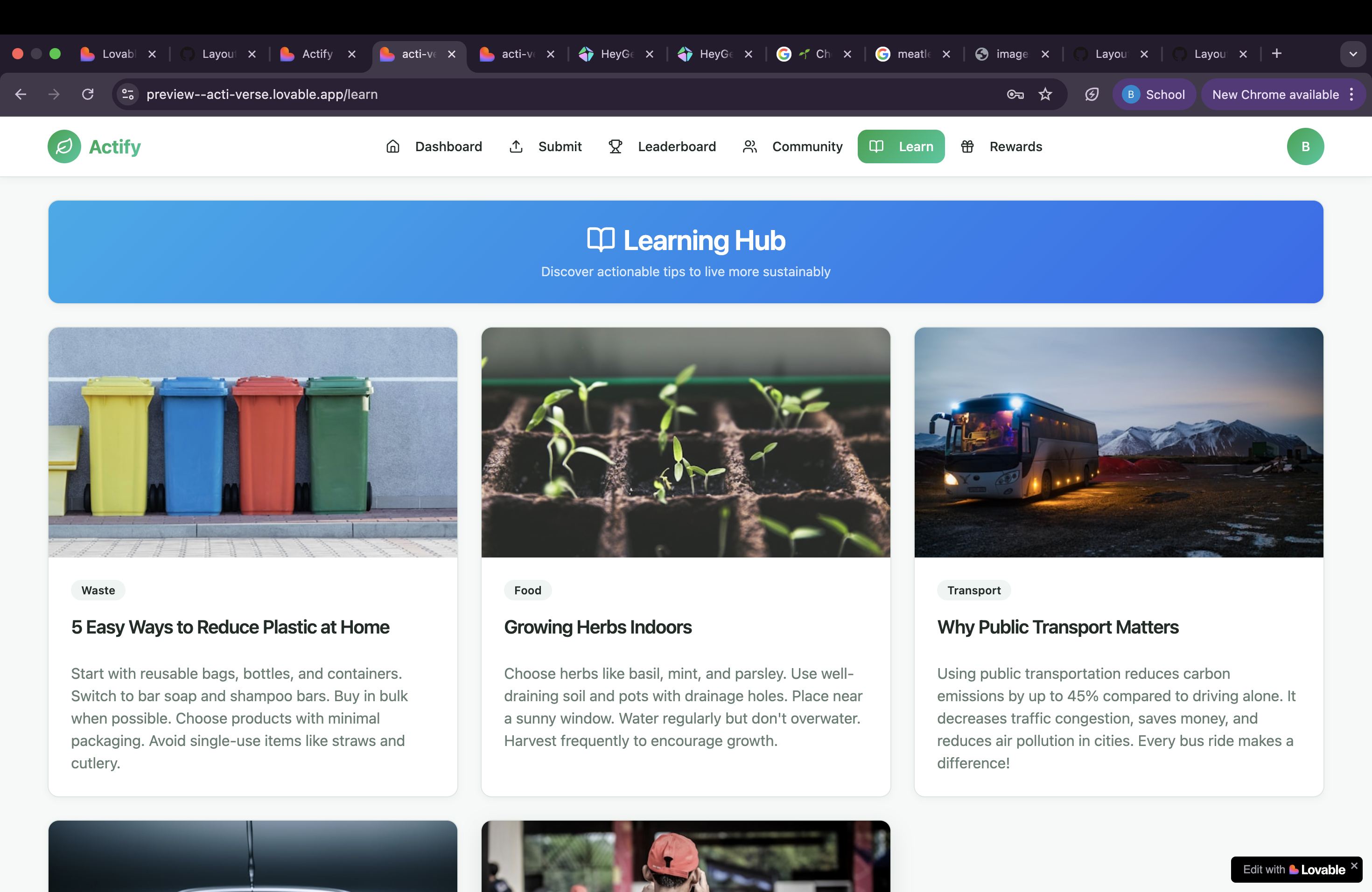 Actify – Climate Action Made Fun | Devpost