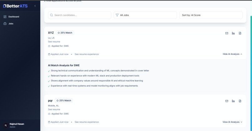 betterATS – screenshot 7
