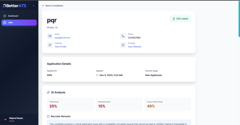 betterATS – screenshot 9