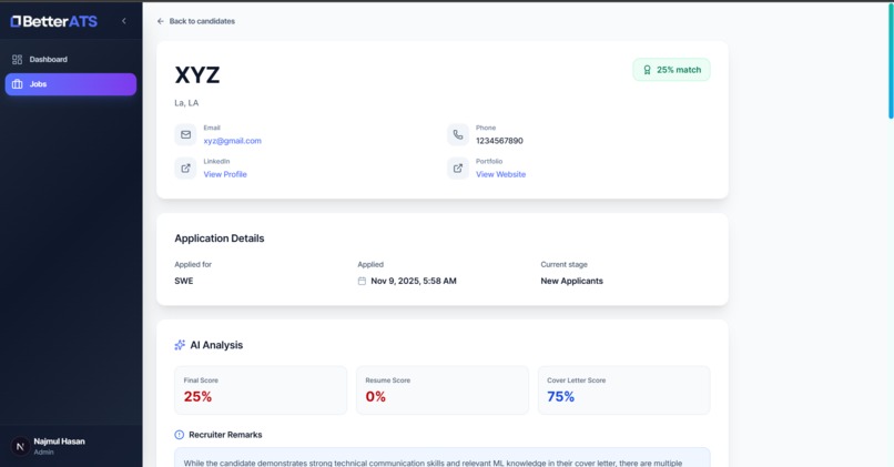 betterATS – screenshot 8