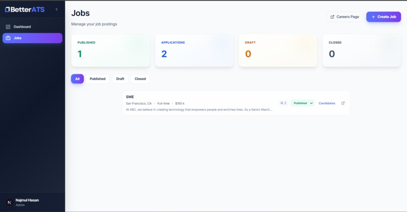 betterATS – screenshot 5