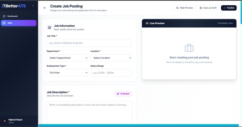 betterATS – screenshot 4