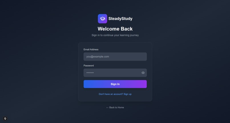 SteadyStudy – screenshot 2
