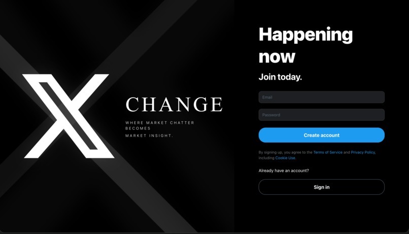 XChange - Where Market Chatter Becomes Market Insight – screenshot 2