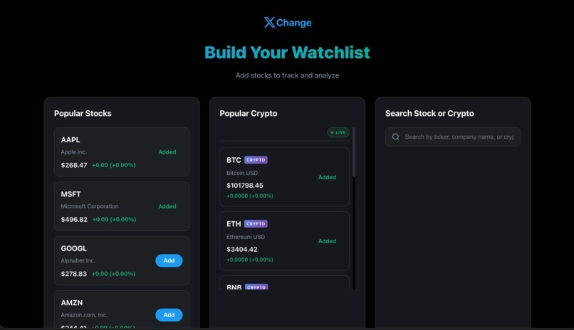 XChange - Where Market Chatter Becomes Market Insight – screenshot 3