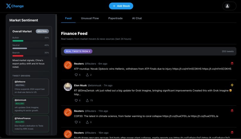 XChange - Where Market Chatter Becomes Market Insight – screenshot 6