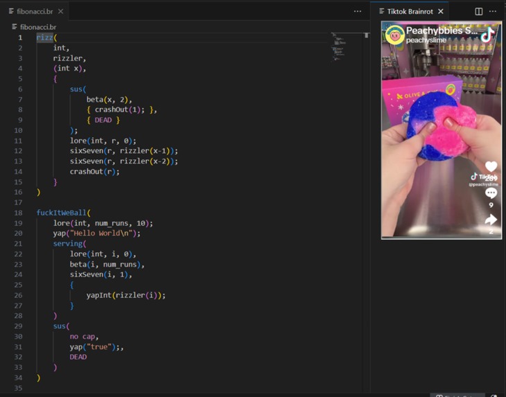 Brainrot Compiler – screenshot 1