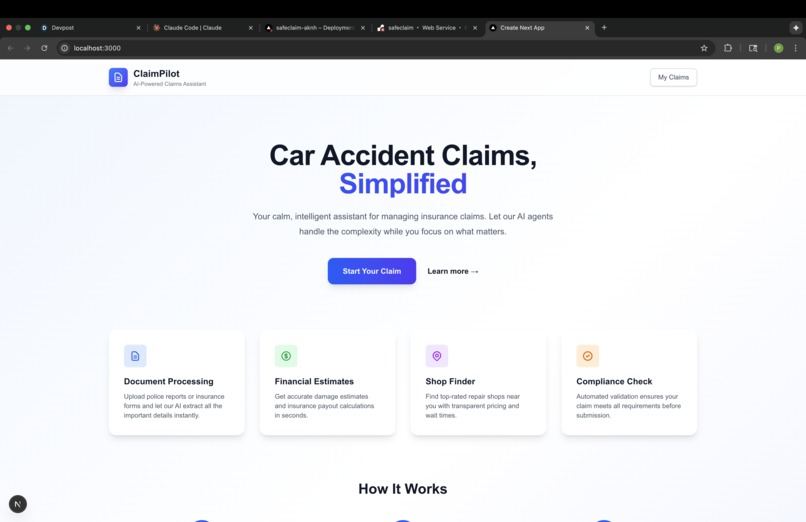 SafeClaim – screenshot 1