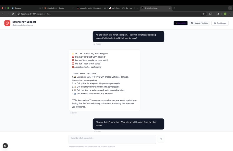SafeClaim – screenshot 4