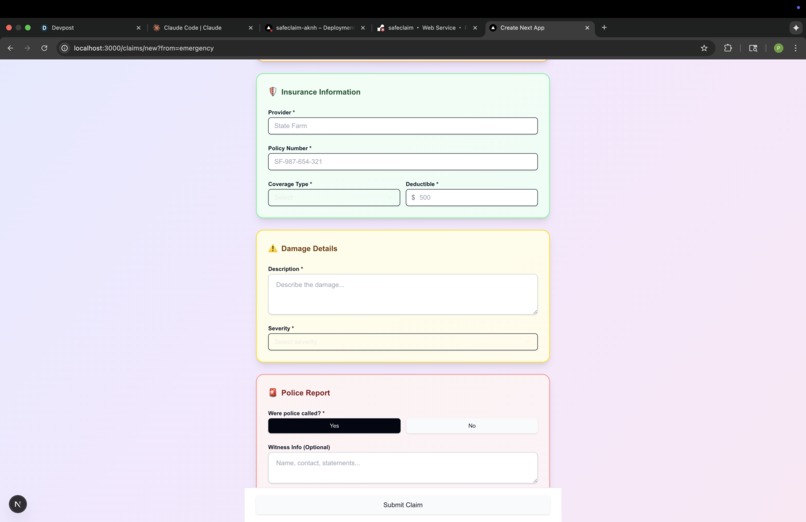 SafeClaim – screenshot 6
