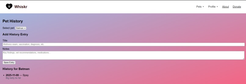 Whiskr – screenshot 3