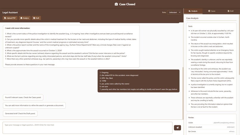 Case Closed – screenshot 1