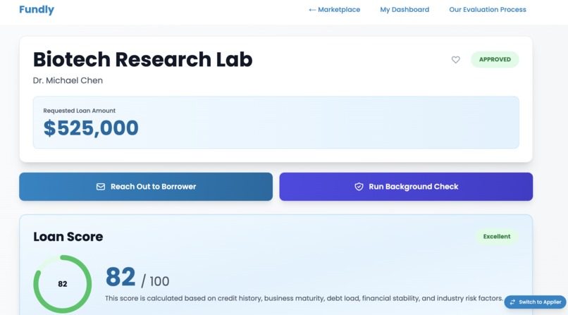 SBA Loan Optimization – screenshot 5