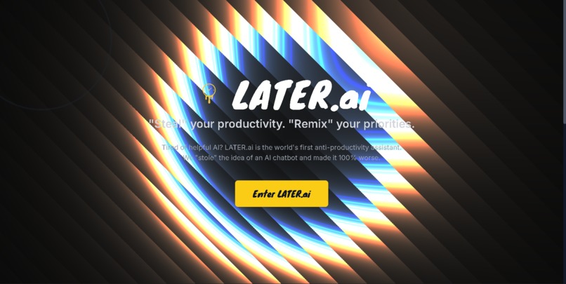 LATER.ai – screenshot 2