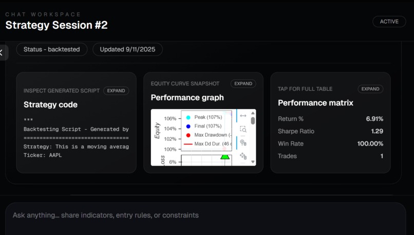 Backtest Baby – screenshot 1