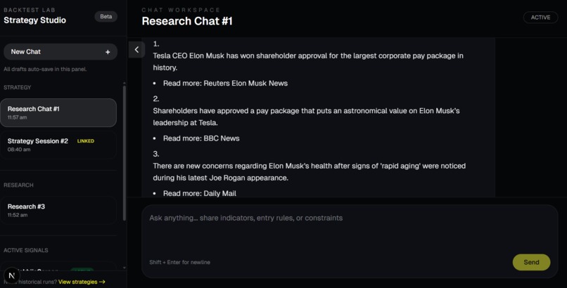 Backtest Baby – screenshot 4