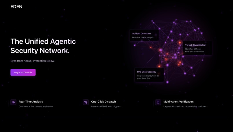 EDEN - The Unified Agentic Security Network. – screenshot 1