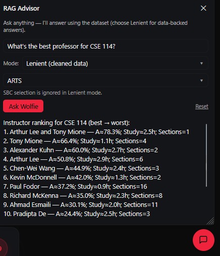 SBU-Recs – screenshot 2