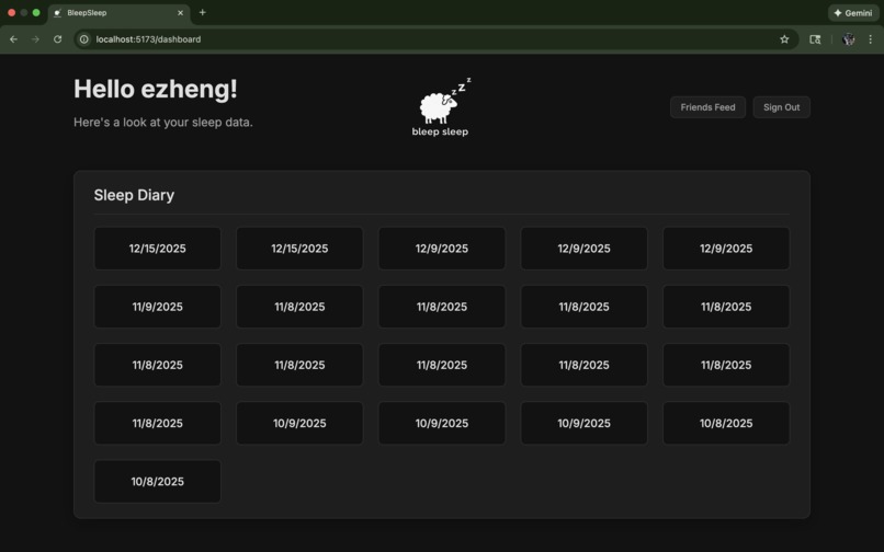 bleep sleep – screenshot 1