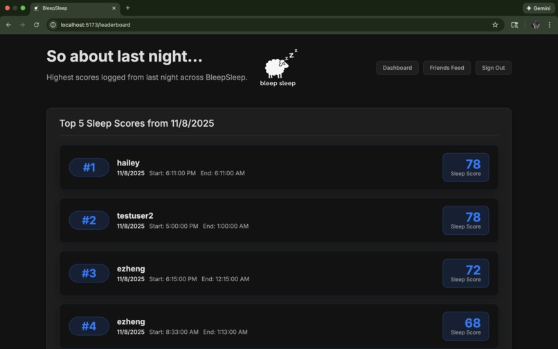 bleep sleep – screenshot 3
