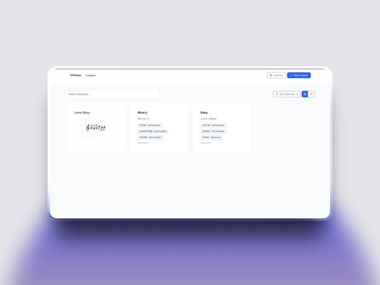 Virtuoso – screenshot 2