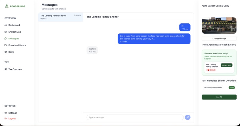 FoodBridge – screenshot 5
