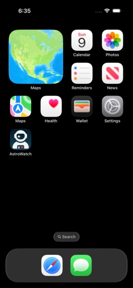 AstroWatch – screenshot 1