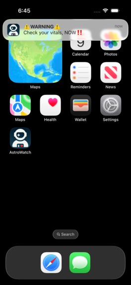 AstroWatch – screenshot 2