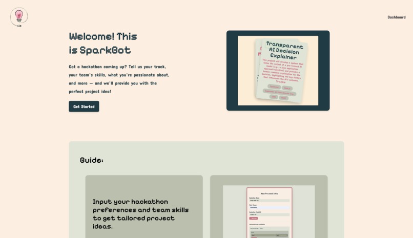 SparkBot – screenshot 1
