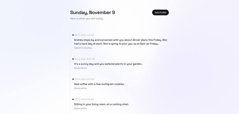 Recall – screenshot 5