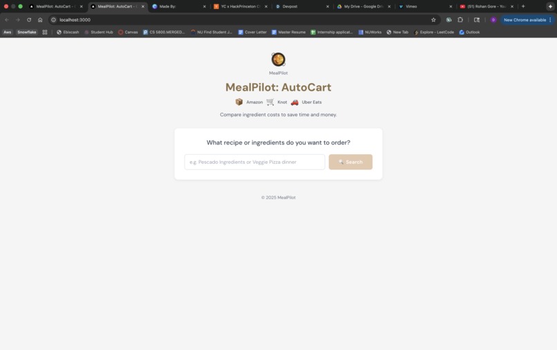MealPilot – screenshot 1