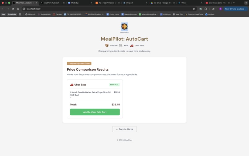 MealPilot – screenshot 2
