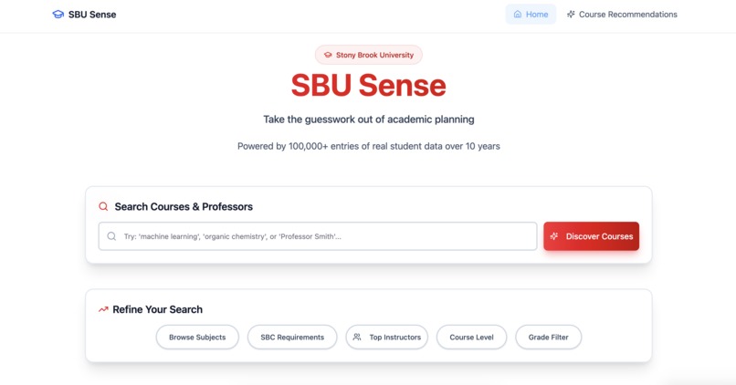 SBU Sense – screenshot 1