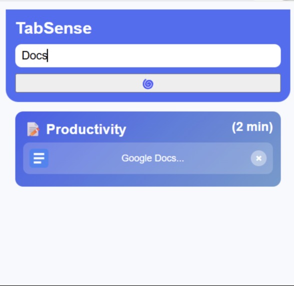 TabSense – screenshot 2