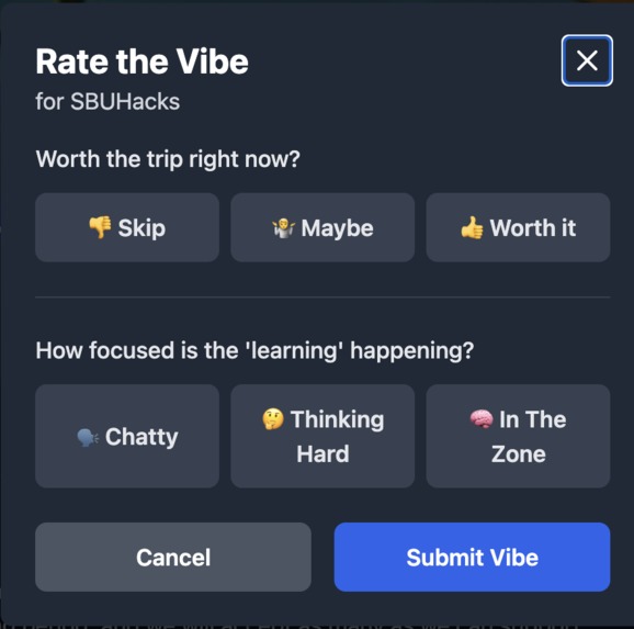 SBU-VibeCheck – screenshot 1