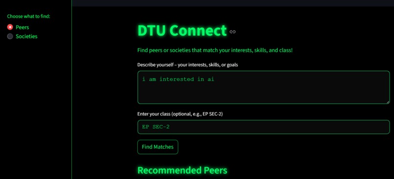 DTU Connect – screenshot 1
