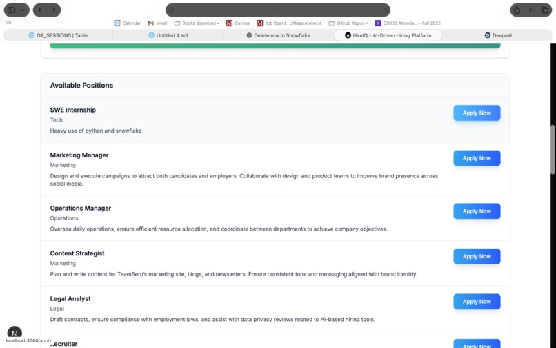 HireIQ – screenshot 2